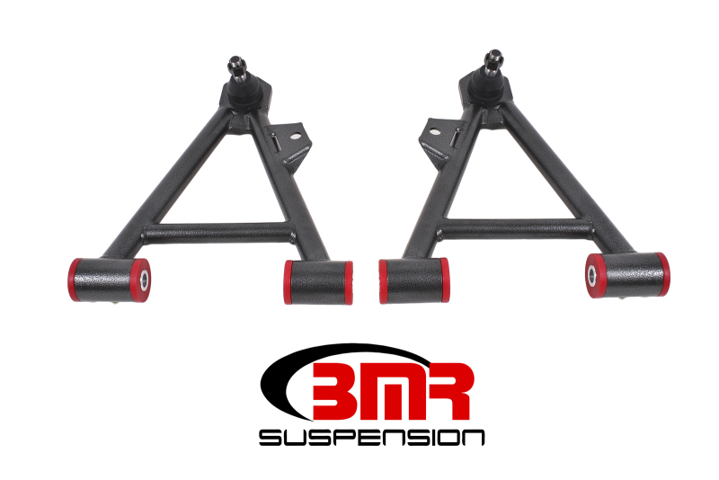 Ford Mustang Control Arms - Lower - BMR Suspension - Non-Adjustable with Standard Ball Joint (Poly) - Black Hammertone - `94-`04 Ford Mustang Control Arms - Lower - BMR Suspension - Non-Adjustable with Standard Ball Joint (Poly) - Black Hammertone - `94-`04